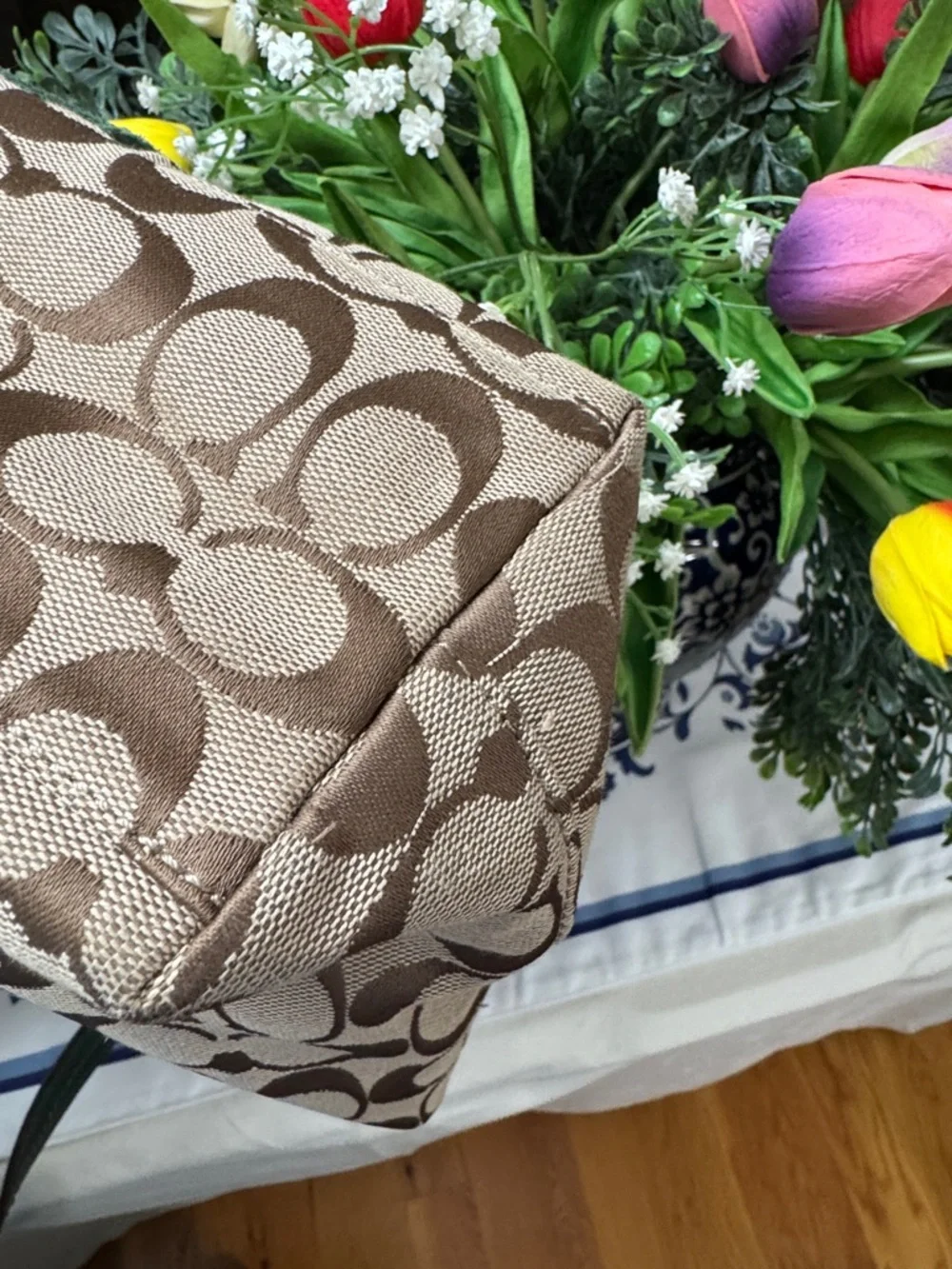 Coach signature stripe